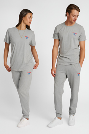 Hummel - Dayton T-shirt Med Rund Hals - Grey