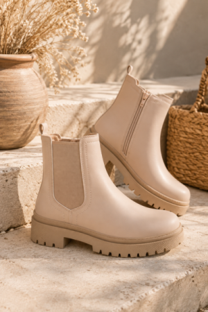 Boots Chelsea - Beige