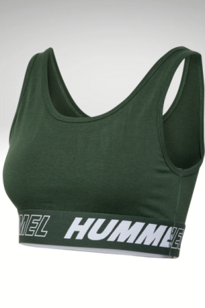 Hummel – Maja Cotton Sports Top – Climbing Ivy