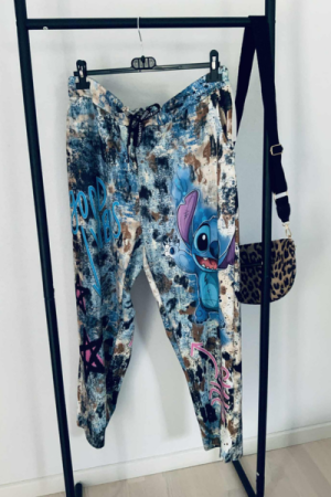 Disney Bukser Med Stitch - Onesize Plus