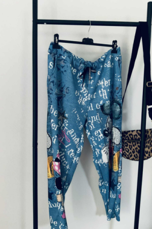 Disney Bukser Med Print Minnie & Mickey