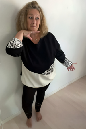 Sweatshirt Blød komfort møder smart design