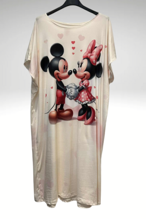 Kjole - Mickey & Minnie in love-print!