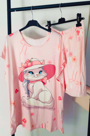 Shortssæt Rosa – Lille Marie Print Onesize