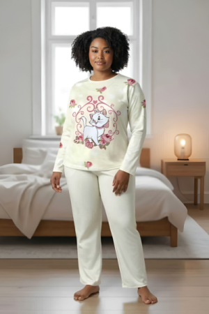 Disney Hyggesæt Velour - Lille Marie Heart Onesize Plus