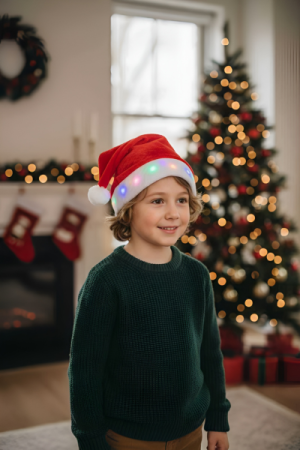 Nissehue med lys - Gør julen ekstra magisk