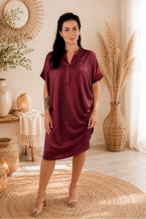 Smuk, glitrende kjole - Onesize