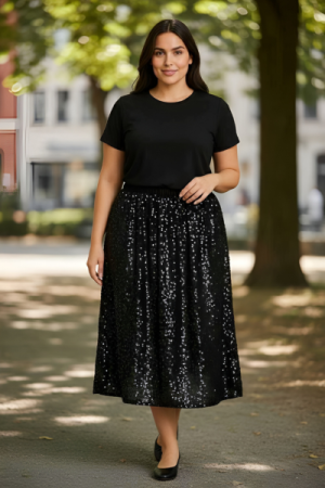 Nederdel Glimmer Elegance – Den Perfekte Nederdel til enhver fest