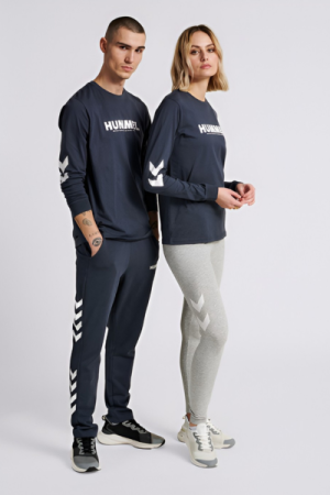 Hummel - Egacy Langærmet T-shirt - Navy