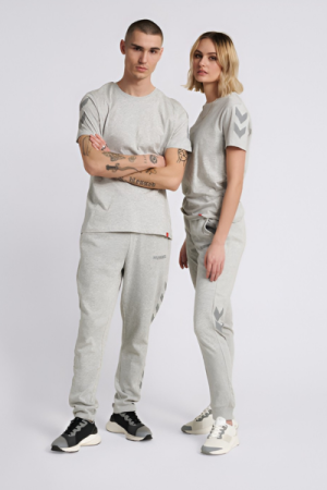 Hummel - Chevron T-shirt Grå str. XL