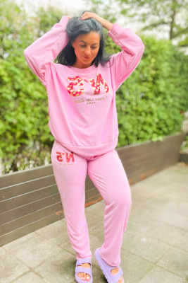 💗 Luksuriøst Rosa Lounge Sæt – Komfort møder Stil 💗