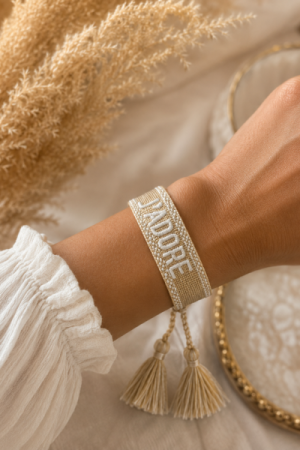 Trendy kreativt armbånd - Beige
