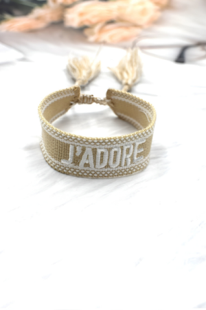 Trendy kreativt armbånd - Beige