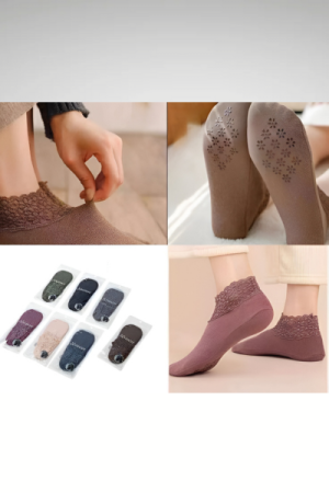 Ankel blonde strømper - Elegant komfort til dine fødder 🌸