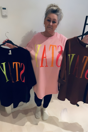 STAY Sweatshirt Tunika – Komfort møder cool attitude