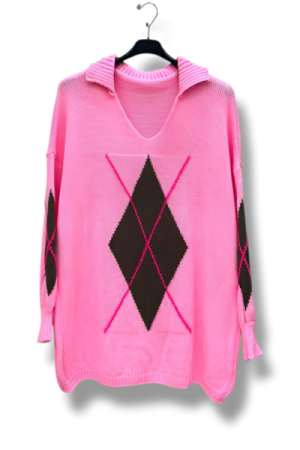 Strik med retro 80’er-mønster