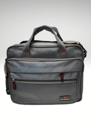 Computertaske i slidstærkt canvas