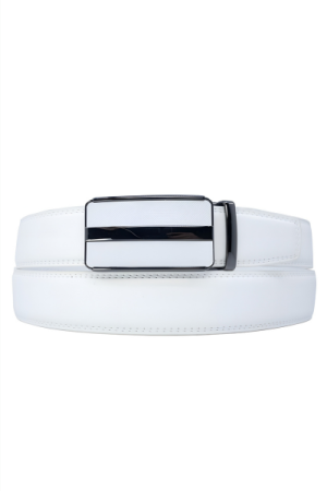 Stilrent herrebælte – Hvid ⚪