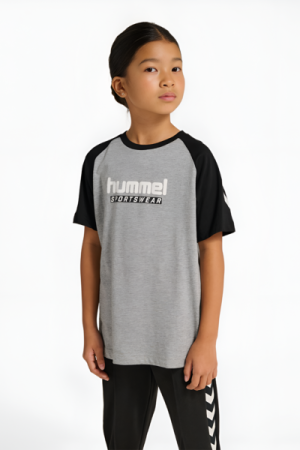 Hummel - Jr Logo T-shirt - Grey