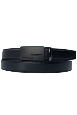 Ægte Læder herrebælte i  – Automatisk spænde
