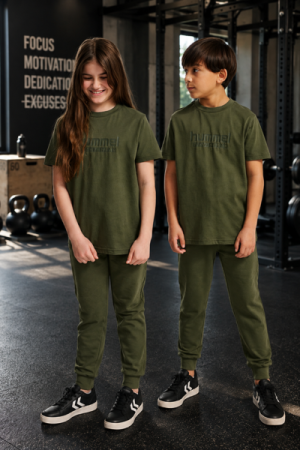 Hummel - Jr Base T-shirt - Khaki