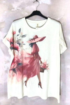 T-shirt - Lady Flower