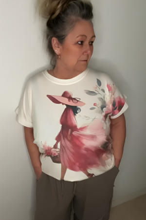 T-shirt - Lady Flower