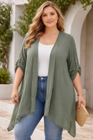 Mila Hør Cardigan
