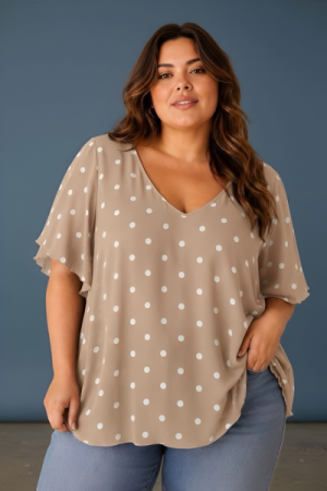 Dot Delight Bluse