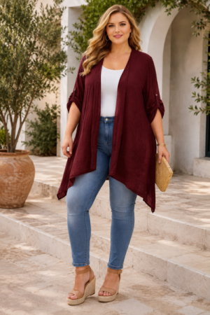 Mila Hør Cardigan