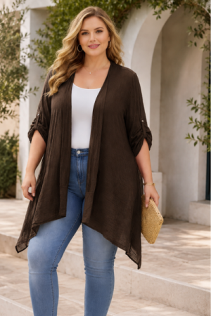 Mila Hør Cardigan