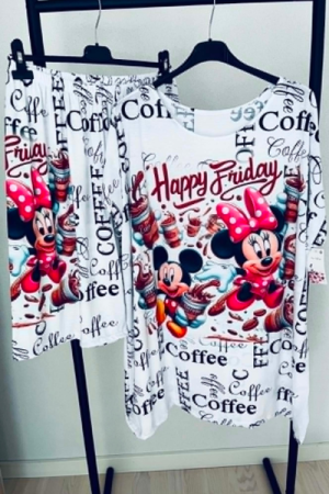 Disney Happy Friday Mickey & Minnie Shortssæt
