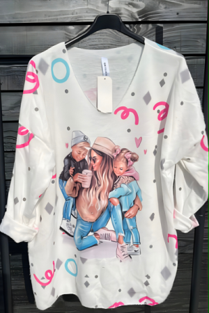 Langærmet blød Moments of Love Bluse