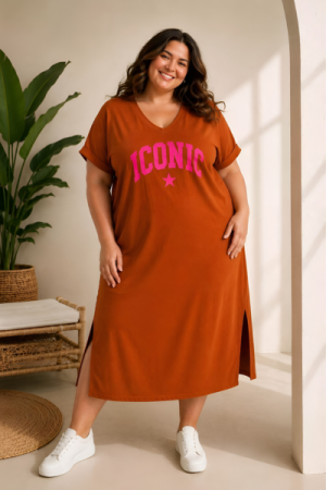 Iconic Comfort Maxikjole - Onesize Plus