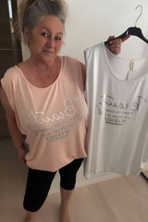 Rosalie Beauty Lang Top - Onesize Plus