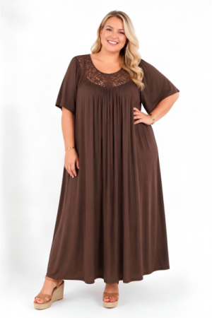 Luna Grace Maxi Kjole - Onesize Plus