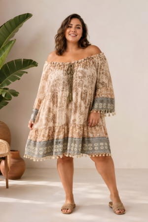 Boheme Belle Kjole - Onesize Plus