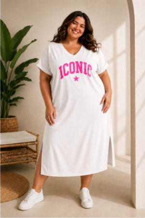 Iconic Comfort Maxikjole - Onesize Plus