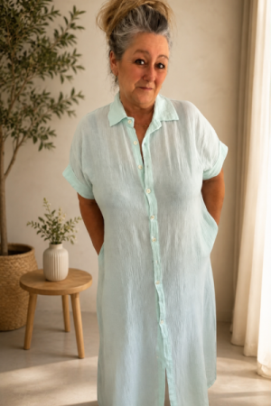 Skjortekjole Mint Breeze