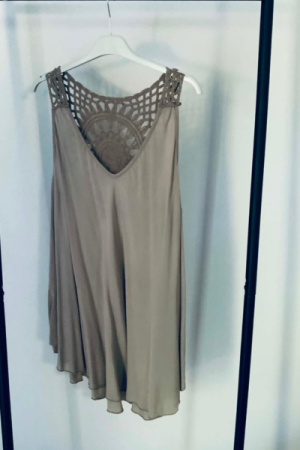 Boho Grace Top - Taupe