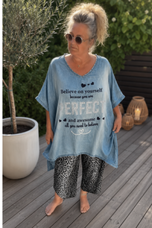 Believe Denim Tunika - Onesize Plus