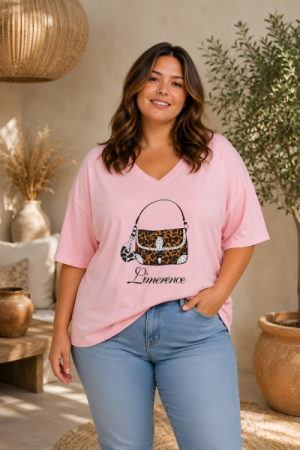 Luna Glamour T-shirt  - Rosa