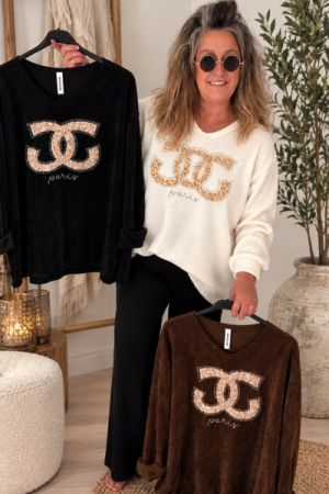 Parisienne Luxe Sweatshirt - Onesize Plus