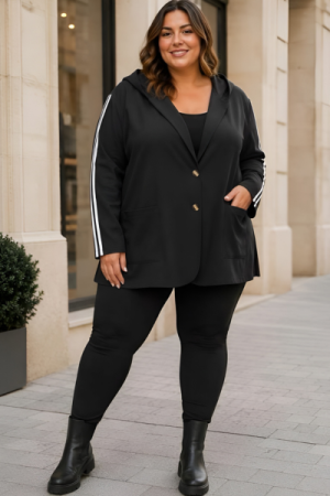 Alessia Hoodie Blazer - Onesize Plus