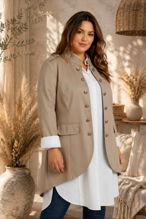 Amélie Safari Jacket Onesize - Taupe