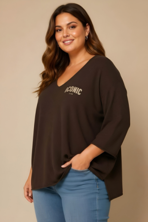 ICONIC Glitter Bluse
