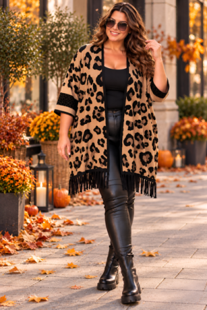Wild Elegance Leopard Cardigan